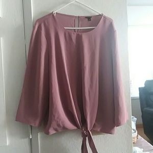 Ann Taylor mauve blouse